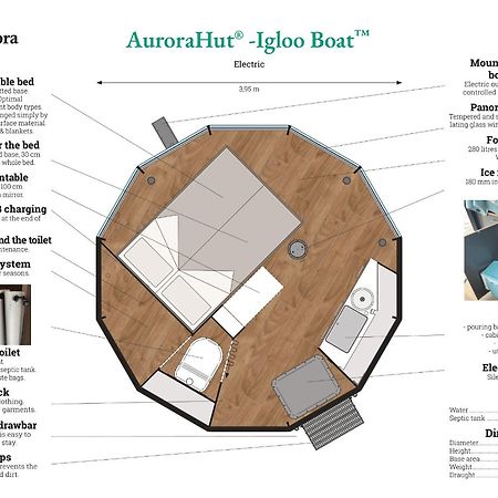 Aurora River Camp Glass Igloos & Cabins Kiruna Eksteriør bilde