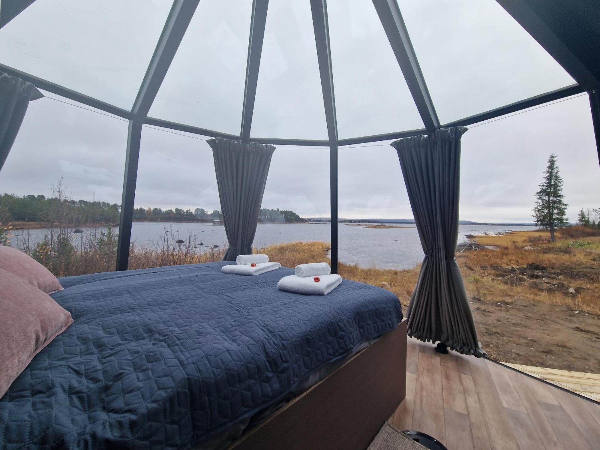 Aurora River Camp Glass Igloos & Cabins Kiruna Eksteriør bilde