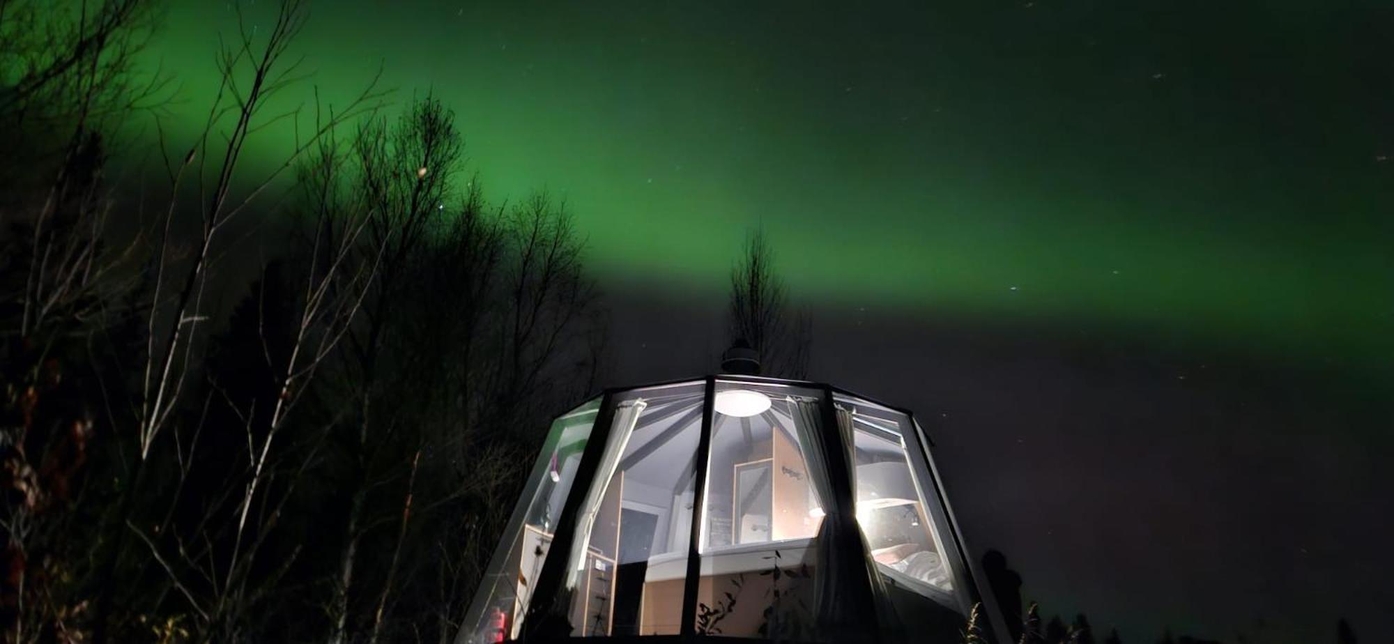 Aurora River Camp Glass Igloos & Cabins Kiruna Eksteriør bilde
